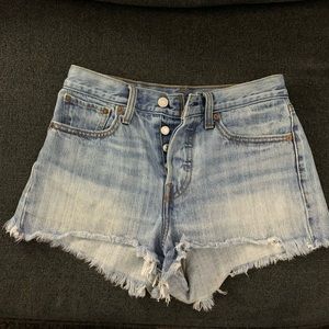 Levi’s jean cut off shorts